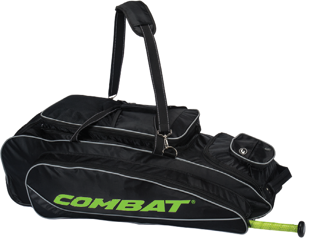 Combat Maxum Player Roller Bag -Lime