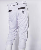 P5 Passe Knicker Style Pant White/Charcoal